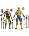 G.I. JOE - Ninja Force Scarlett & T'Jbang -Fig. Classified Series 15cm - vue de profil
