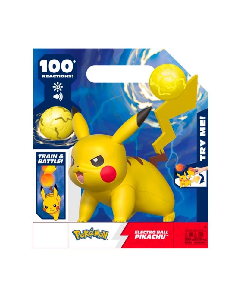 Figurine Pokémon Pikachu Electro Ball Deluxe Feature Figure - Jazwares