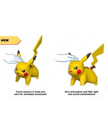 Détail de la figurine Deluxe Feature Figure Pikachu Pokémon