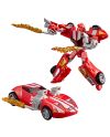 Figurine Transformers x Hot Wheels Twin Mill 12,5 cm vue de profil