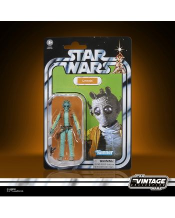 Figurine Greedo Star Wars Vintage Collection 10cm de profil