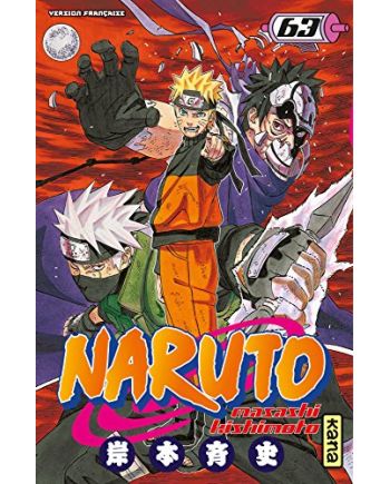 NARUTO Tome 63 - couverture du manga aux éditions françaises