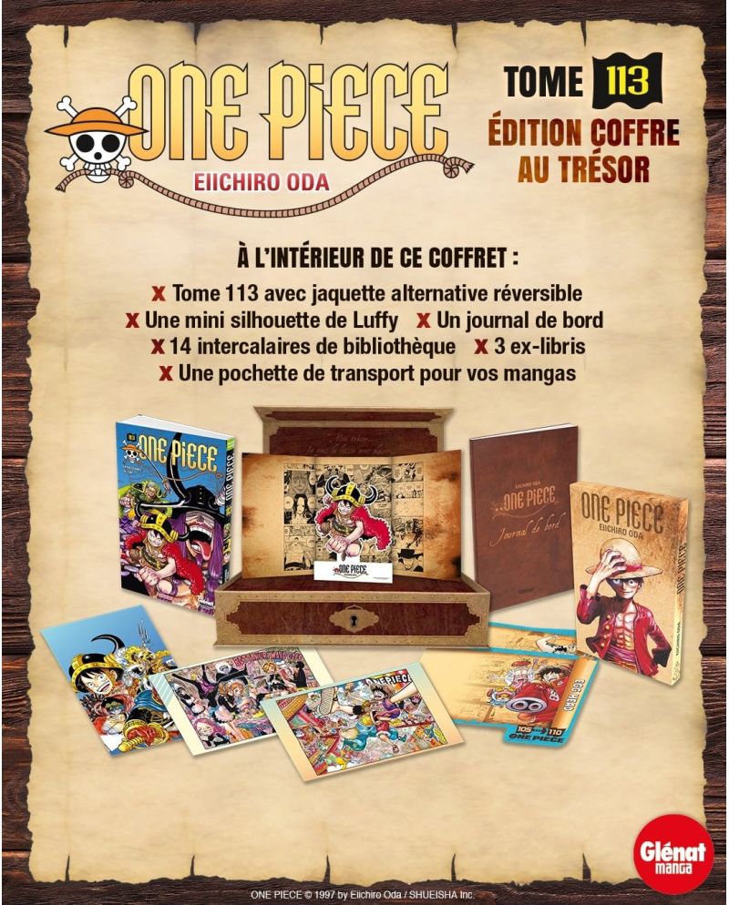 ONE PIECE - Edition originale - Tome 113 - COFFRE AU TRESOR - vue principale