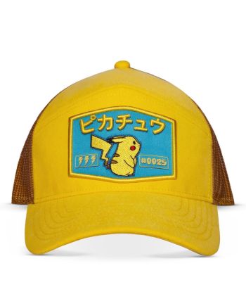 Casquette Trucker Pikachu Pokémon vue de face