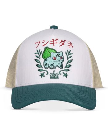 Casquette Trucker Bulbizarre Pokemon vue de face