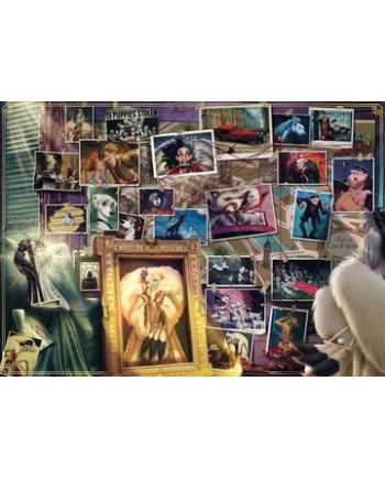 DISNEY - Puzzle Villainous 1000P - Cruella d'Enfer - vue de face