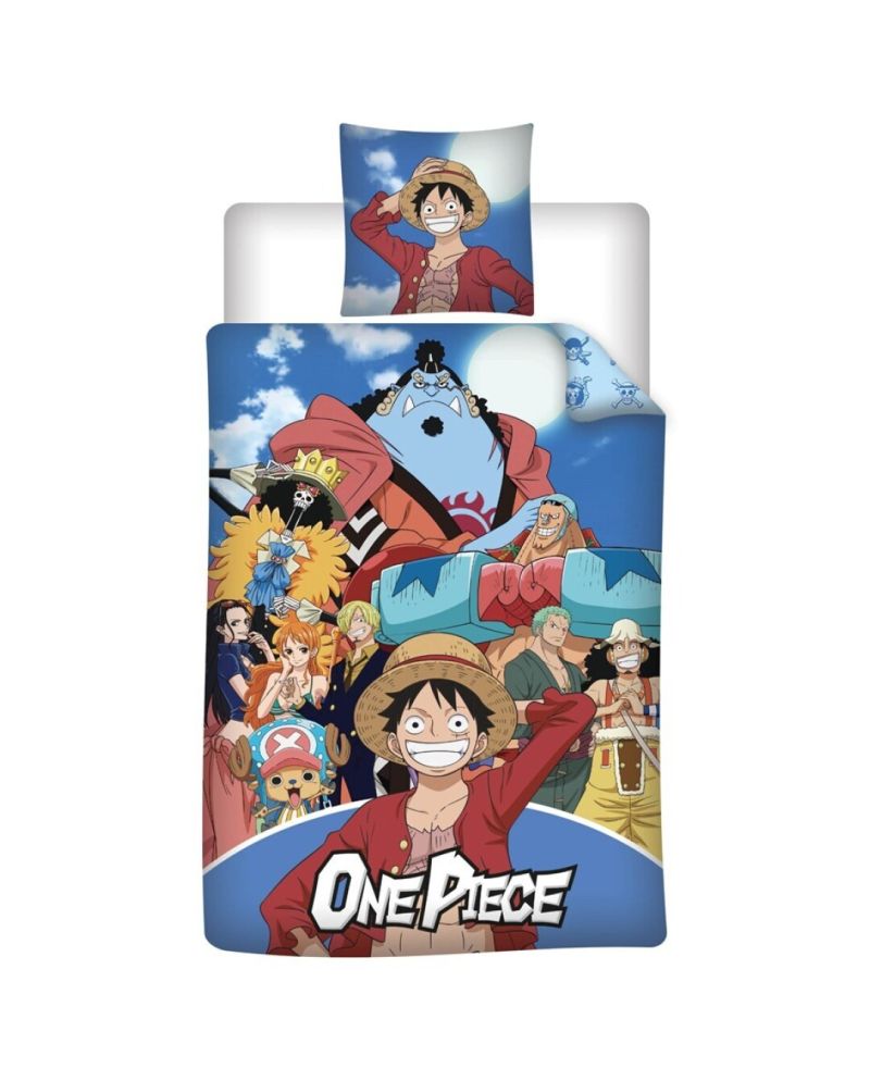 Parure de lit One Piece housse de couette 140x200cm et taie d'oreiller 65x65cm