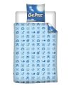 Détail du motif One Piece sur la parure de lit licence officielle