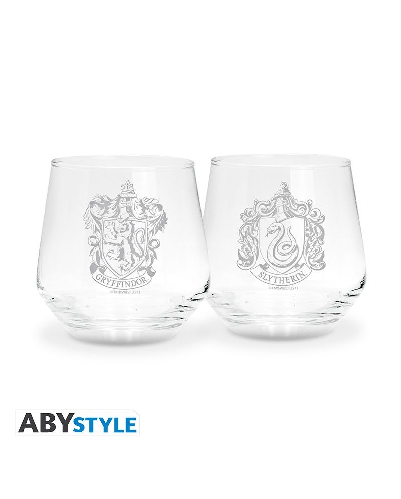 HARRY POTTER - Gryffondor & Serpentard - Set de 2 Verres 300ml - vue principale