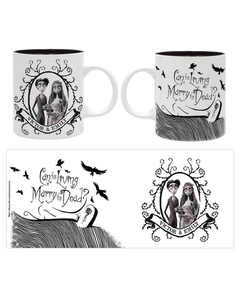 Mug Corpse Bride Victor et Emily 320ml ABYstyle - Les Noces Funèbres