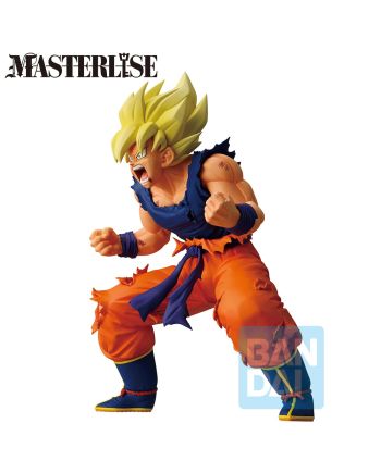 Figurine Son Goku Dragon Ball Battle of the Super Saiyan face avant