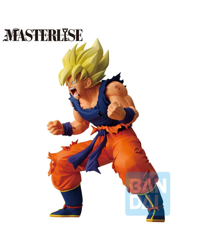 Figurine Son Goku Dragon Ball Battle of the Super Saiyan face avant