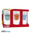 Set de 3 verres Pokémon ABYstyle sous licence officielle