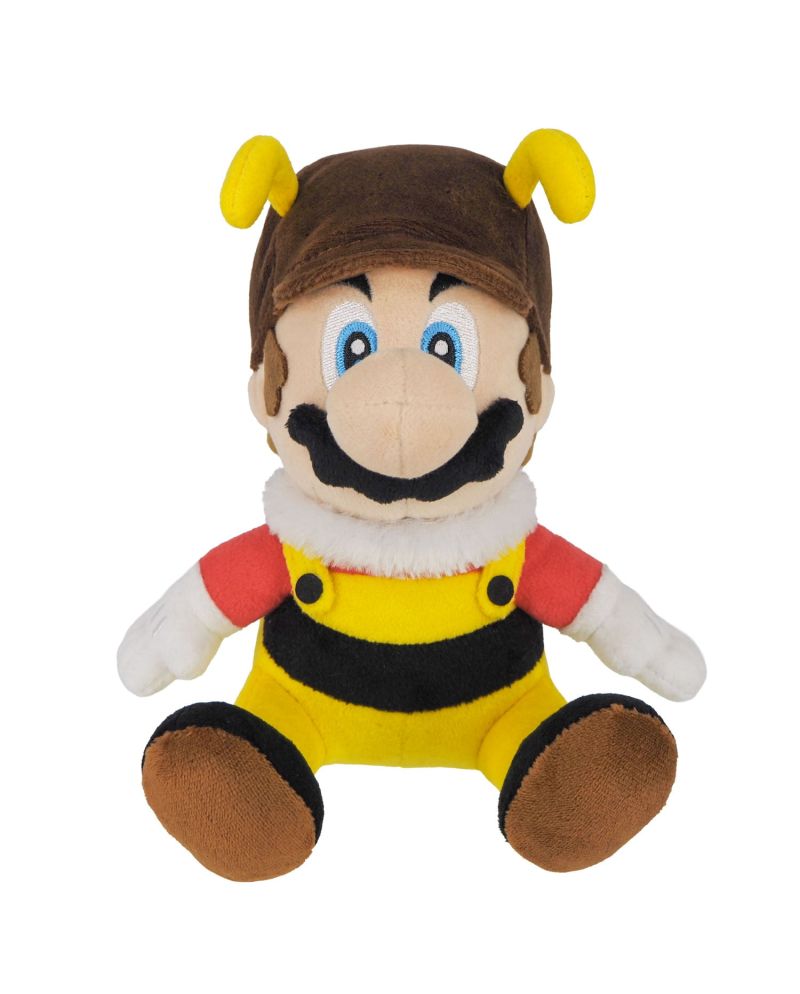 Peluche Mario Abeille 18cm Super Mario Galaxy licence Nintendo