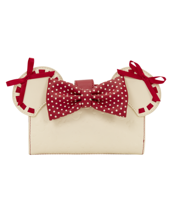 Portefeuille Minnie Mouse Rock the Dots Loungefly vue de face