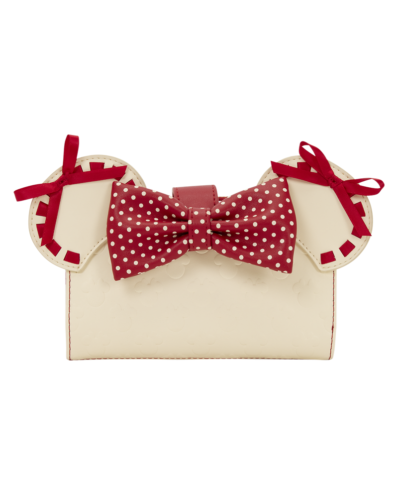 Portefeuille Minnie Mouse Rock the Dots Loungefly vue de face