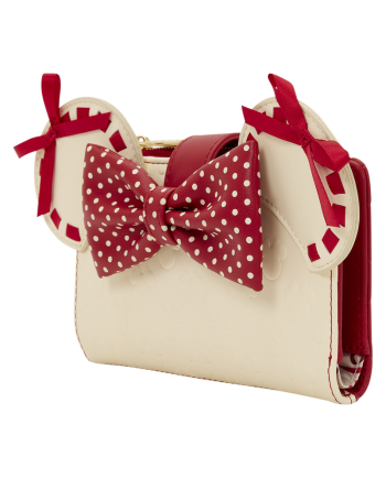 Portefeuille Minnie Mouse Rock the Dots Loungefly vue de profil