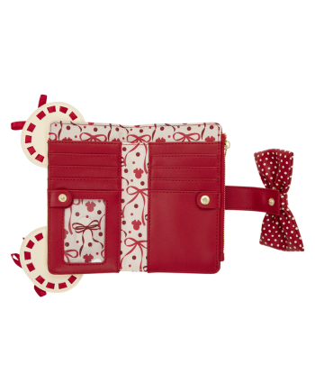 Portefeuille Minnie Mouse Rock the Dots Loungefly détail intérieur