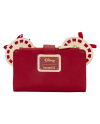 Portefeuille Minnie Mouse Rock the Dots Loungefly détail motif pois