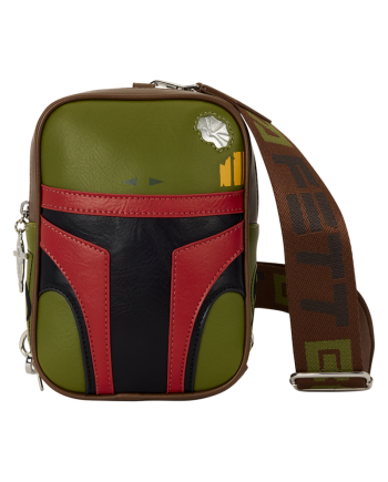 Sac bandoulière Sling Loungefly Boba Fett Star Wars vue de face
