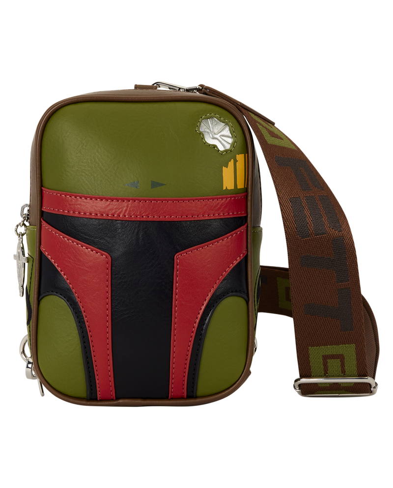 Sac bandoulière Sling Loungefly Boba Fett Star Wars vue de face