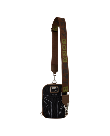 Sac bandoulière Sling Loungefly Boba Fett Star Wars détail du design