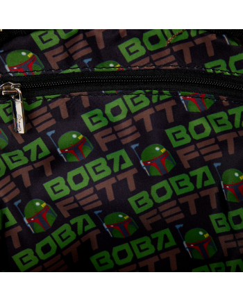 Sac bandoulière Sling Loungefly Boba Fett Star Wars présentation complète