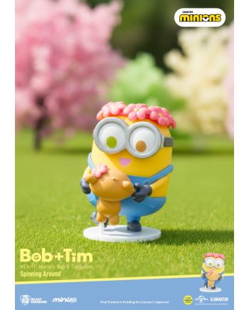 MINIONS - Bob & Tim Series - Set 6 Figurine 6.3cm - vue de profil