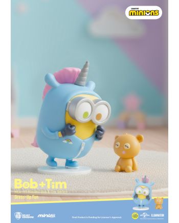 MINIONS - Bob & Tim Series - Set 6 Figurine 6.3cm - vue de detail