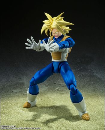DRAGON BALL Z - Super Saiyan Trunks - Figurine S.H. Figuarts 14cm - vue de face