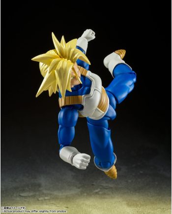 DRAGON BALL Z - Super Saiyan Trunks - Figurine S.H. Figuarts 14cm - vue de dos