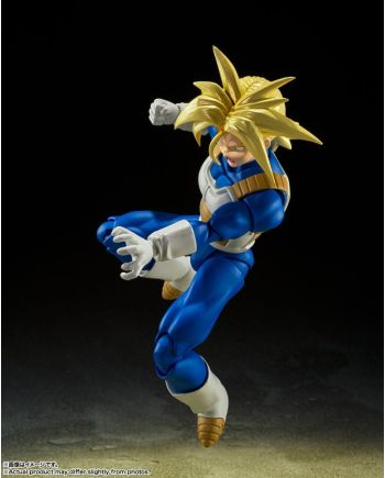 DRAGON BALL Z - Super Saiyan Trunks - Figurine S.H. Figuarts 14cm - vue de detail