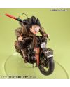 DRAGON BALL Z - Son Goku & Moto - Statuette Desktop Real McCoy 18cm - vue de face