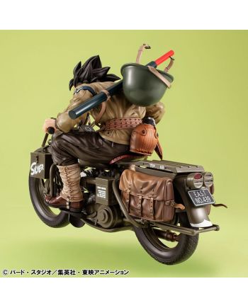 DRAGON BALL Z - Son Goku & Moto - Statuette Desktop Real McCoy 18cm - vue de detail