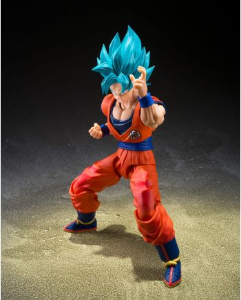 DRAGON BALL SUPER - SSGS Son Goku - Fig. S.H. Figuarts 15cm - vue principale