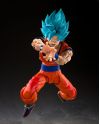 DRAGON BALL SUPER - SSGS Son Goku - Fig. S.H. Figuarts 15cm - vue de profil