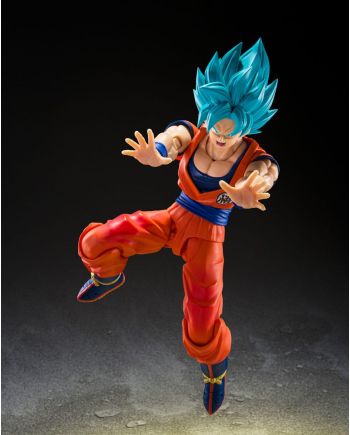 DRAGON BALL SUPER - SSGS Son Goku - Fig. S.H. Figuarts 15cm - vue de dos