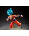 DRAGON BALL SUPER - SSGS Son Goku - Fig. S.H. Figuarts 15cm - vue de detail