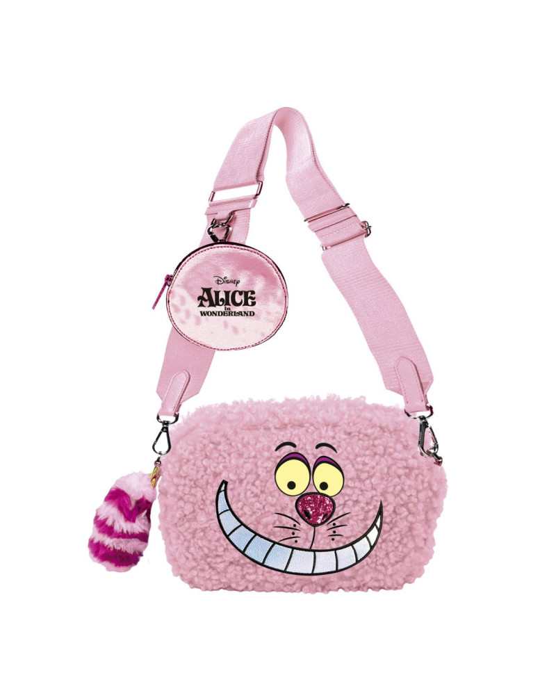 ALICE - Cheshire Cat - Fur Shoulderbag - 18,5x12,5x8cm