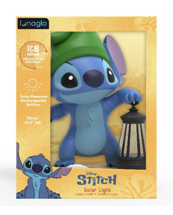 Lampe solaire Stitch LunaGlo Disney - vue complémentaire