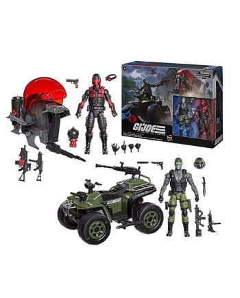 G.I. JOE - Snake Eyes Vs Stealth Viper - Figurine Classified Serie15cm - vue principale