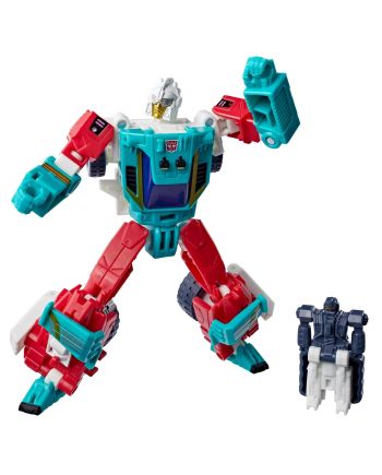 TRANSFORMERS - Joyride - Figurine Age of the Primes Deluxe Class 13cm - vue de profil