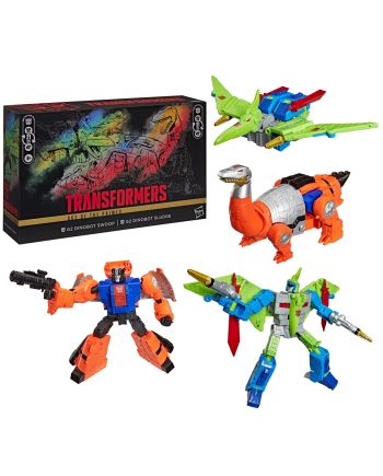 Figurine Transformers Dinobot Swoop & Sludge Age of the Primes 21,5cm