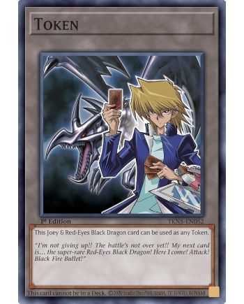 Yu-Gi-Oh! Token Joey Wheeler et Red-Eyes Black Dragon
