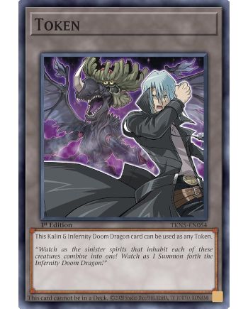 Yu-Gi-Oh! Token Kalin Kessler et Infernity Doom Dragon