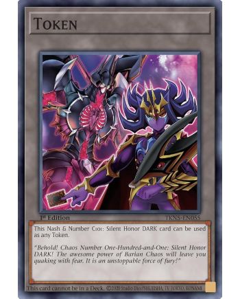 Yu-Gi-Oh! Token Nash et Number C101 Silent Honor DARK