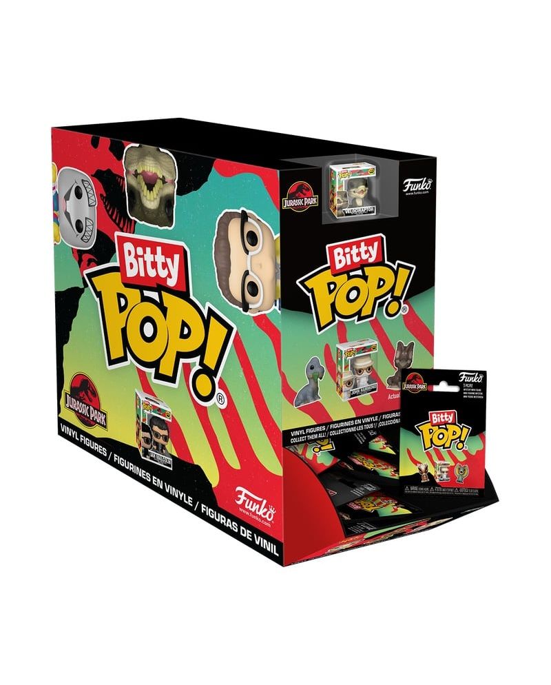 Box Jurassic Park Mystery Bitty Pop Funko 32 pièces