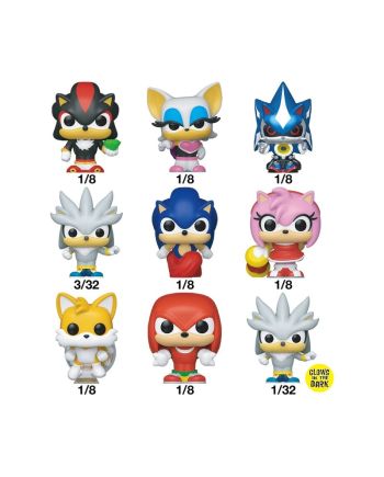 Figurine Bitty Pop Sonic licence Funko vue détaillée