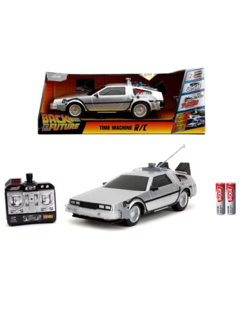 Voiture radiocommandée DeLorean Time Machine Retour vers le Futur échelle 1:16