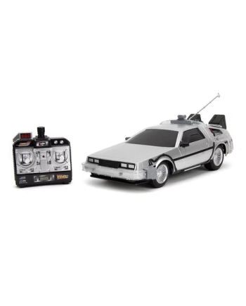 Figurine véhicule Retour vers le Futur avec télécommande